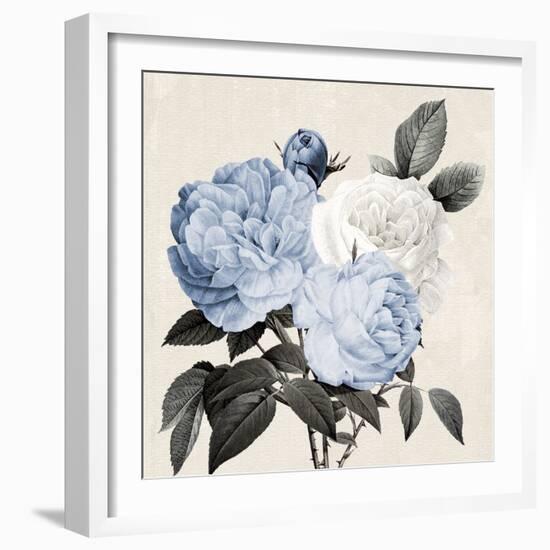 Blue Botanical Arrangement II-Kelly Donovan-Framed Art Print