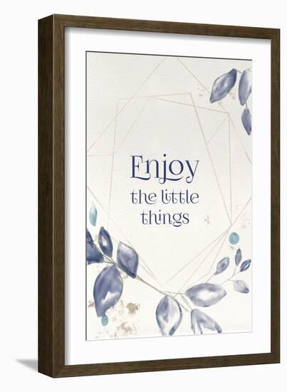 Blue Botanical Blessings 6-Melody Hogan-Framed Art Print