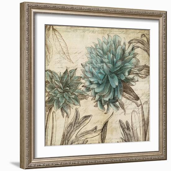 Blue Botanical I-Anna Polanski-Framed Art Print