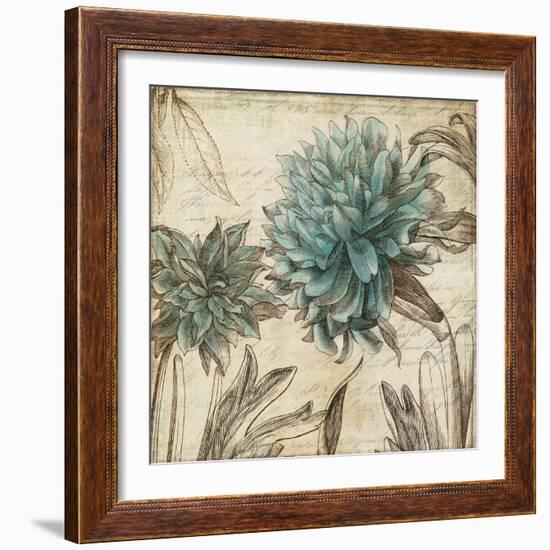 Blue Botanical I-Anna Polanski-Framed Art Print