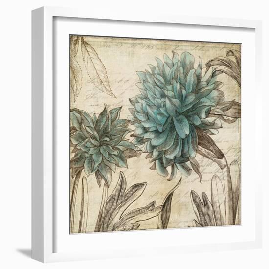 Blue Botanical I-Anna Polanski-Framed Art Print