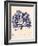 Blue Botanical Study I-Kimberly Poloson-Framed Art Print