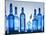 Blue Bottles-Luzia Ellert-Mounted Photographic Print
