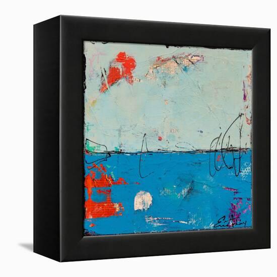 Blue Bound-Erin Ashley-Framed Stretched Canvas
