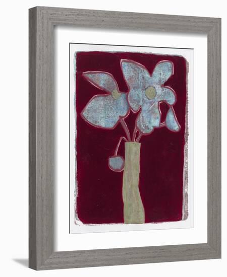 Blue Bouquet 8-Maria Pietri Lalor-Framed Giclee Print