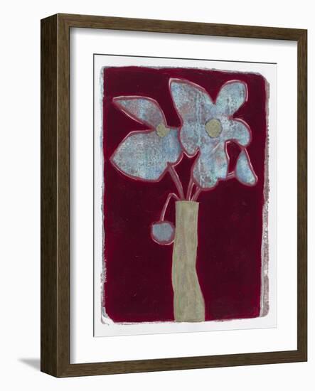 Blue Bouquet 8-Maria Pietri Lalor-Framed Giclee Print