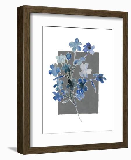Blue Bouquet I-Grace Popp-Framed Art Print