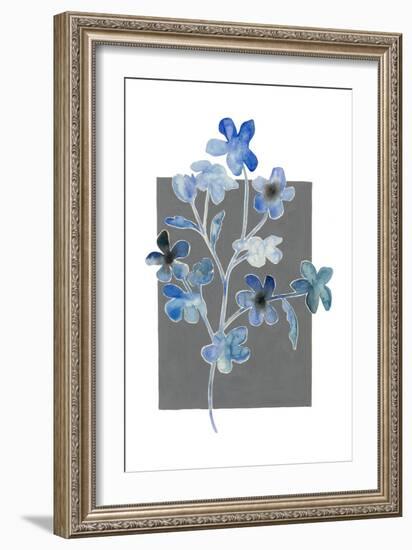 Blue Bouquet II-Grace Popp-Framed Art Print