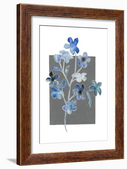 Blue Bouquet II-Grace Popp-Framed Art Print