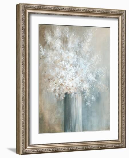 Blue Bouquet Serenade-Alex Black-Framed Art Print