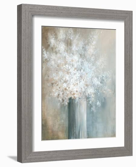 Blue Bouquet Serenade-Alex Black-Framed Art Print