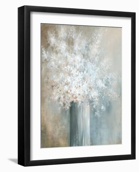 Blue Bouquet Serenade-Alex Black-Framed Art Print