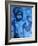 Blue Boxer-Abstract Graffiti-Framed Giclee Print