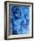 Blue Boxer-Abstract Graffiti-Framed Giclee Print