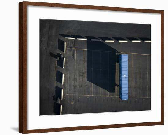 Blue Boxes 4-Moises Levy-Framed Giclee Print