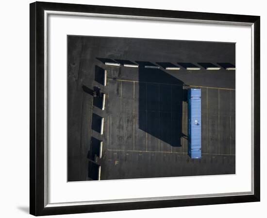 Blue Boxes 4-Moises Levy-Framed Giclee Print