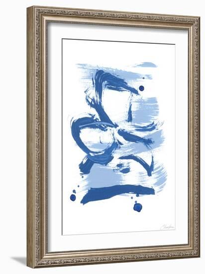 Blue Breeze I-Christina Long-Framed Art Print