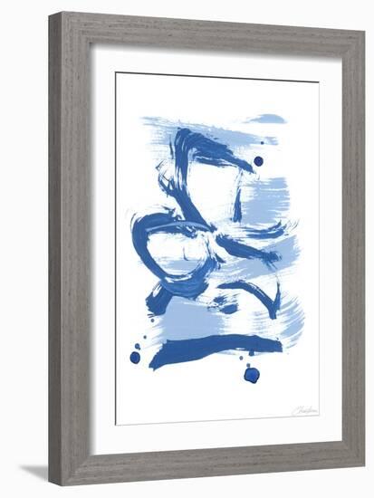 Blue Breeze I-Christina Long-Framed Art Print