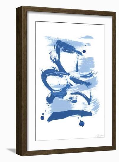 Blue Breeze I-Christina Long-Framed Art Print