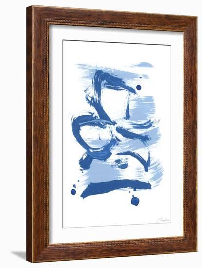 Blue Breeze I-Christina Long-Framed Art Print