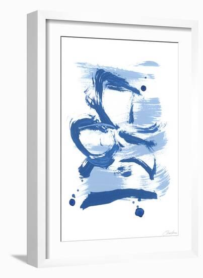 Blue Breeze I-Christina Long-Framed Art Print