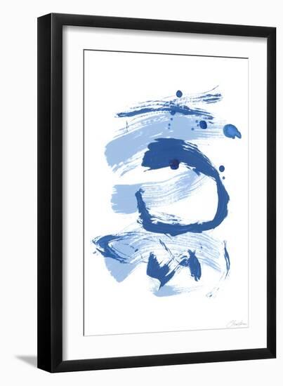 Blue Breeze III-Christina Long-Framed Art Print