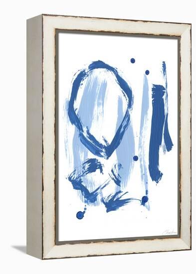 Blue Breeze IV-Christina Long-Framed Stretched Canvas