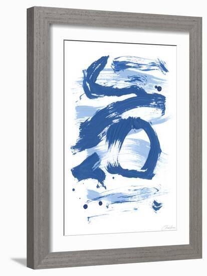 Blue Breeze VII-Christina Long-Framed Art Print