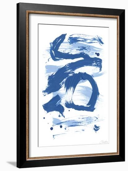 Blue Breeze VII-Christina Long-Framed Art Print