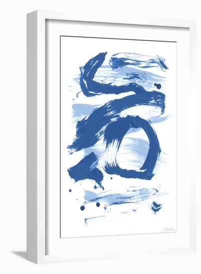 Blue Breeze VII-Christina Long-Framed Art Print