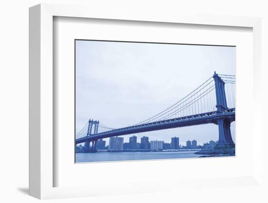 Blue Bridge-Erin Clark-Framed Art Print