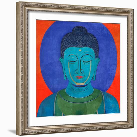 Blue Buddha-Elena Ray-Framed Art Print