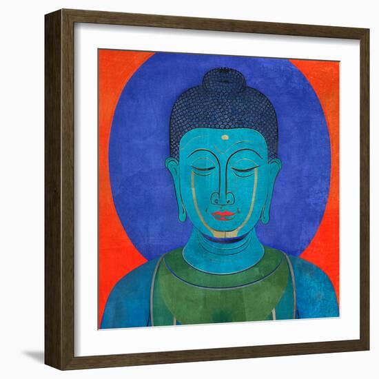 Blue Buddha-Elena Ray-Framed Art Print