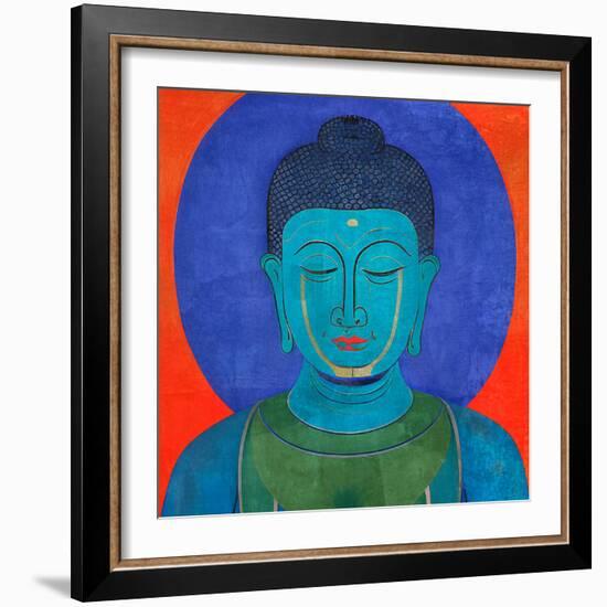 Blue Buddha-Elena Ray-Framed Art Print