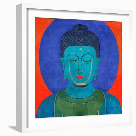 Blue Buddha-Elena Ray-Framed Art Print