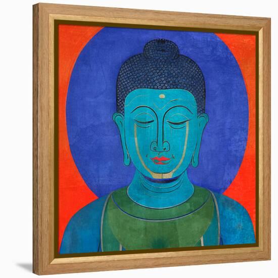 Blue Buddha-Elena Ray-Framed Stretched Canvas