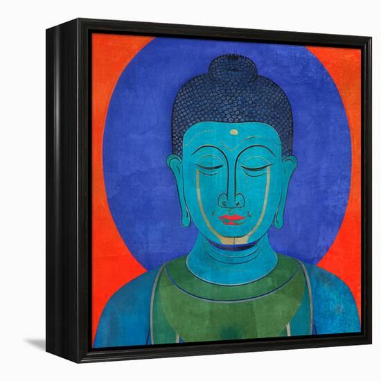 Blue Buddha-Elena Ray-Framed Stretched Canvas