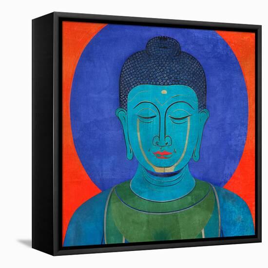 Blue Buddha-Elena Ray-Framed Stretched Canvas