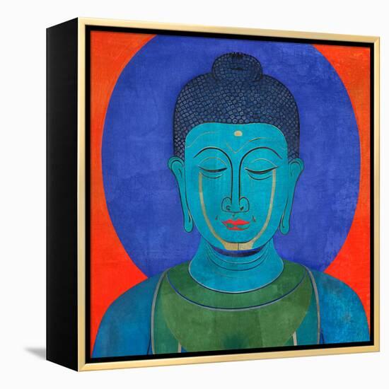 Blue Buddha-Elena Ray-Framed Stretched Canvas