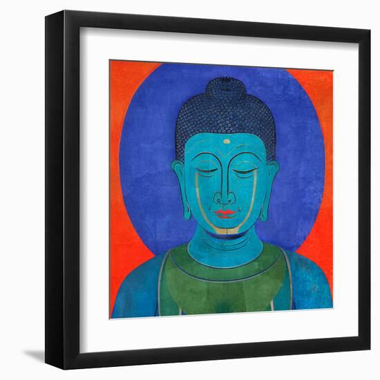 Blue Buddha-Elena Ray-Framed Art Print