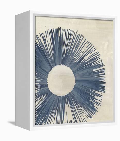 Blue Burst II-Melissa Wang-Framed Stretched Canvas