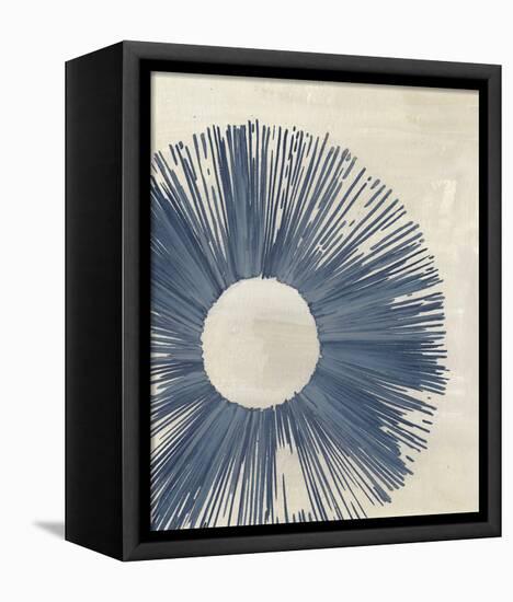 Blue Burst II-Melissa Wang-Framed Stretched Canvas