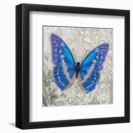 Blue Butterfly I-Alan Hopfensperger-Framed Art Print