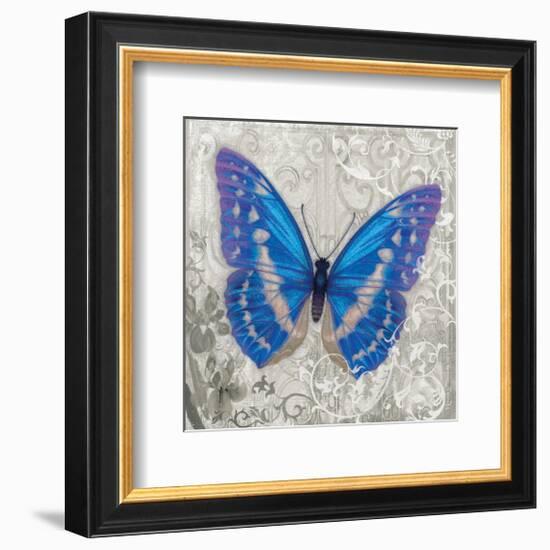 Blue Butterfly I-Alan Hopfensperger-Framed Art Print