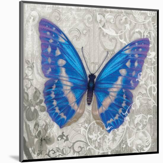 Blue Butterfly I-Alan Hopfensperger-Mounted Art Print