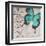 Blue Butterfly II-Taylor Greene-Framed Art Print