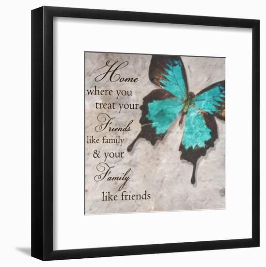 Blue Butterfly II-Taylor Greene-Framed Art Print