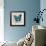 Blue Butterfly II-Alan Hopfensperger-Framed Art Print displayed on a wall