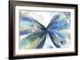 Blue butterfly-Allison Pearce-Framed Art Print