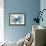 Blue butterfly-Allison Pearce-Framed Art Print displayed on a wall